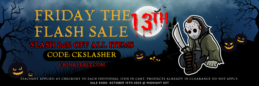 Flash Friday the 13th Sale 😱