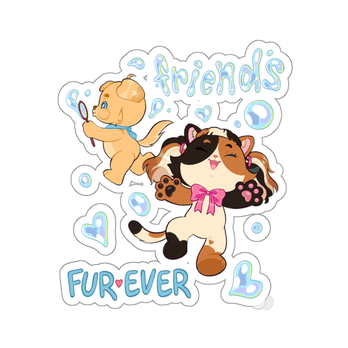 Friends Furever Stickers | ABDL Vinyl Stickers | Crinkle Kit