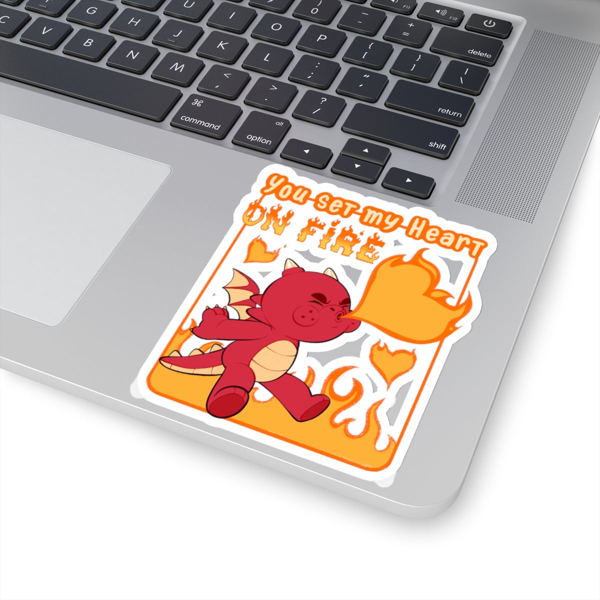 ABDL Pride Decal | You Set My Heart On Fire Sticker | Crinkle Kit