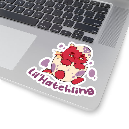 Dragon Hatchling Vinyl Sticker | Lil' Hatchling Sticker | Crinkle Kit