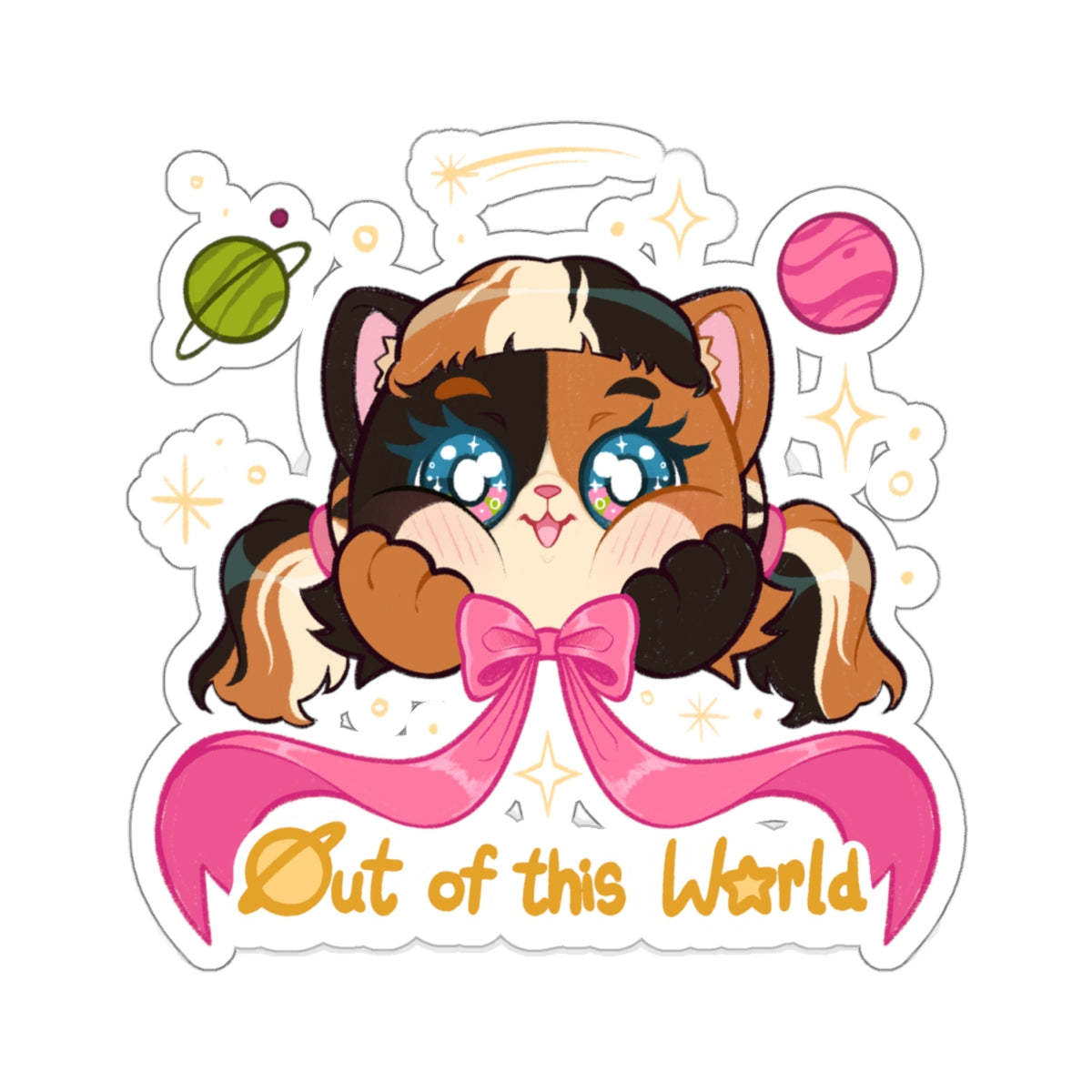 Out of This World Sticker | Adult Baby Decals | Crinkle Kit