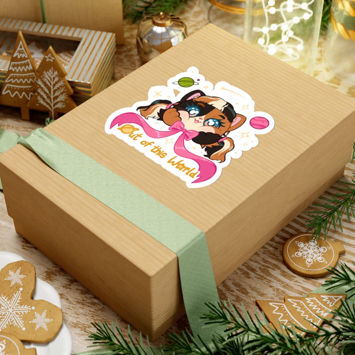 Out of This World Sticker | Adult Baby Decals | Crinkle Kit