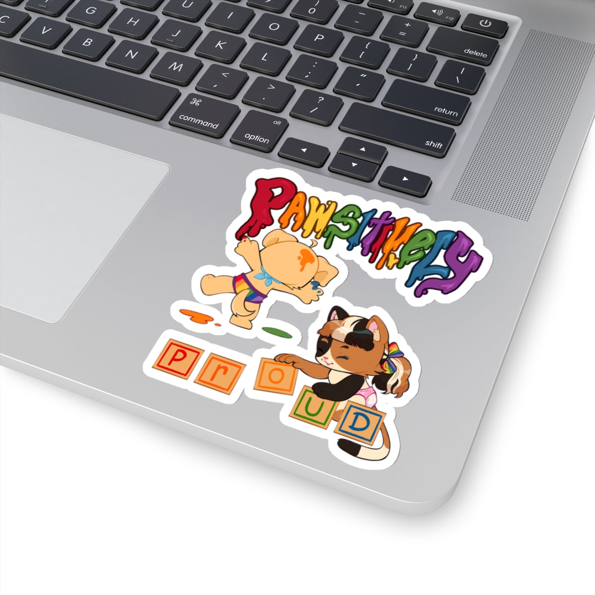 Pawsitively Proud Sticker | Custom Vinyl Declas | Crinkle Kit