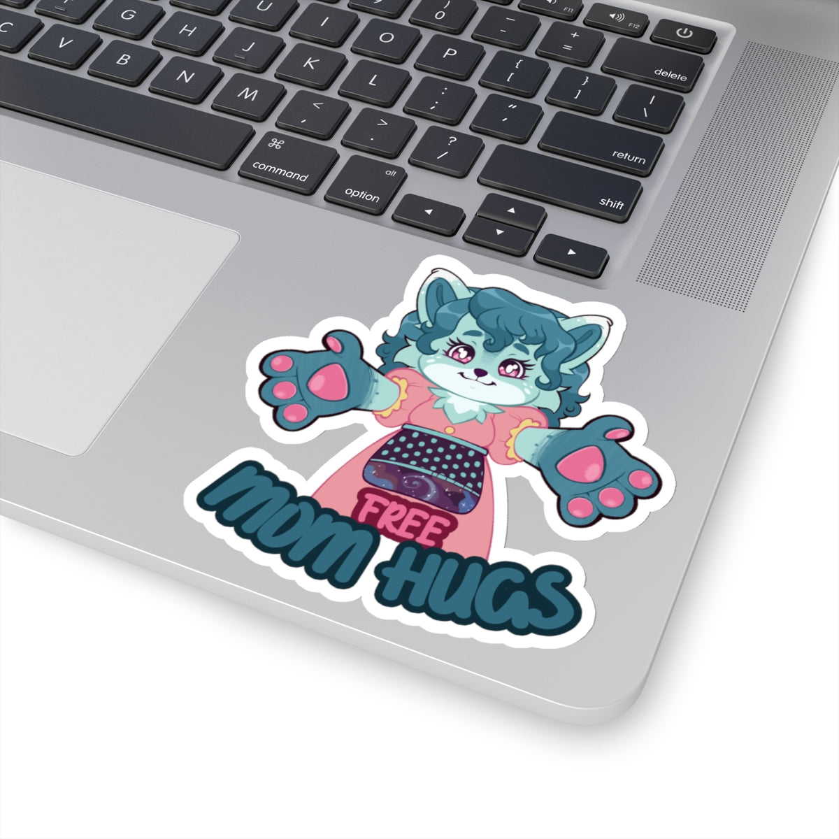 Removable Vinyl Sticker | Free Mom Hugs Sticker | Crinkle Kit