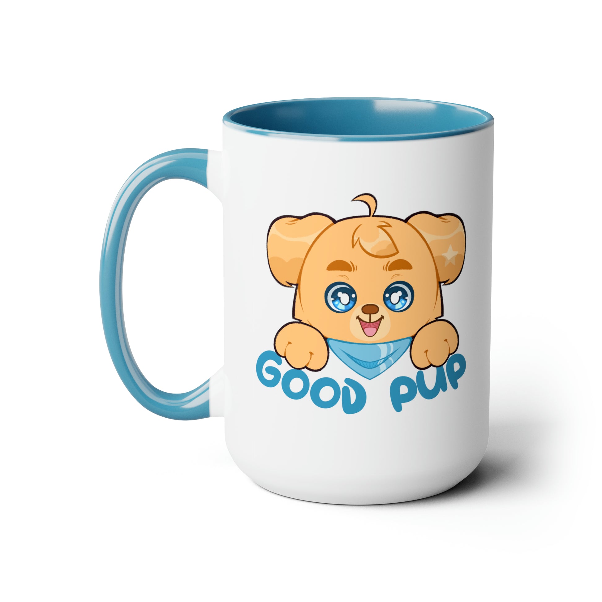 Puppy Coffee Mugs | Good Pup Two-Tone Mugs | Crinkle Kit