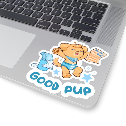 Pup Training Sticker | Dog Training Stickers | Crinkle Kit