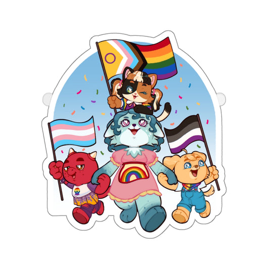 ABDL-Themed Stickers | Pride Parade Decals | Crinkle Kit