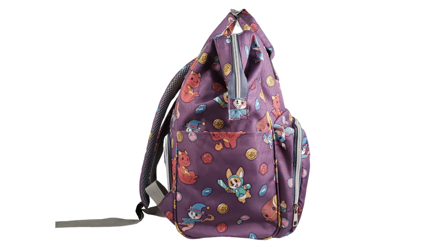 Large Diaper Bag | Adult Diaper Carrier Backpack | Crinkle Kit