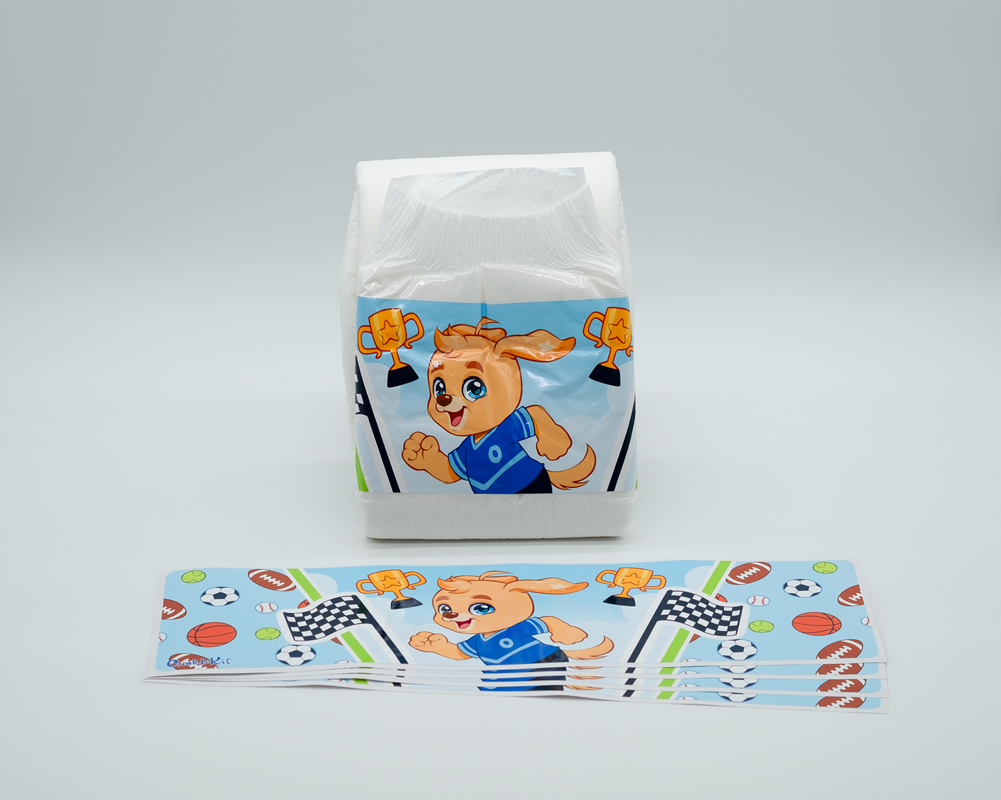 Orbit Sporty Diaper Panel Sticker