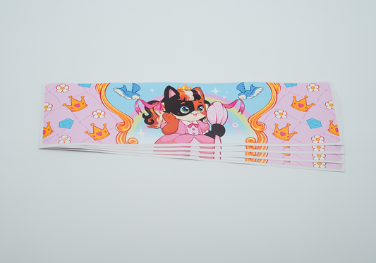 Clover Pretty Princess Diaper Panel Sticker