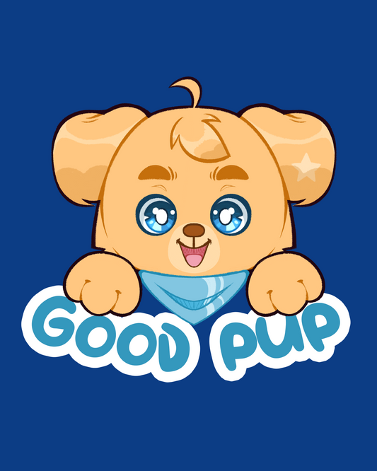 Good Pup Headshot Poster