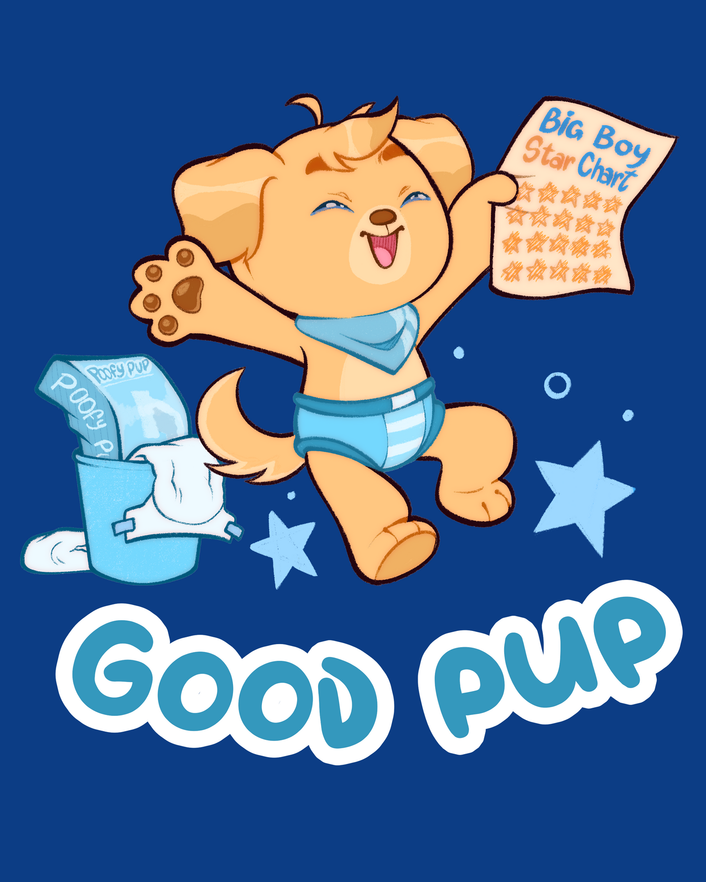 Good Pup Full Body Poster