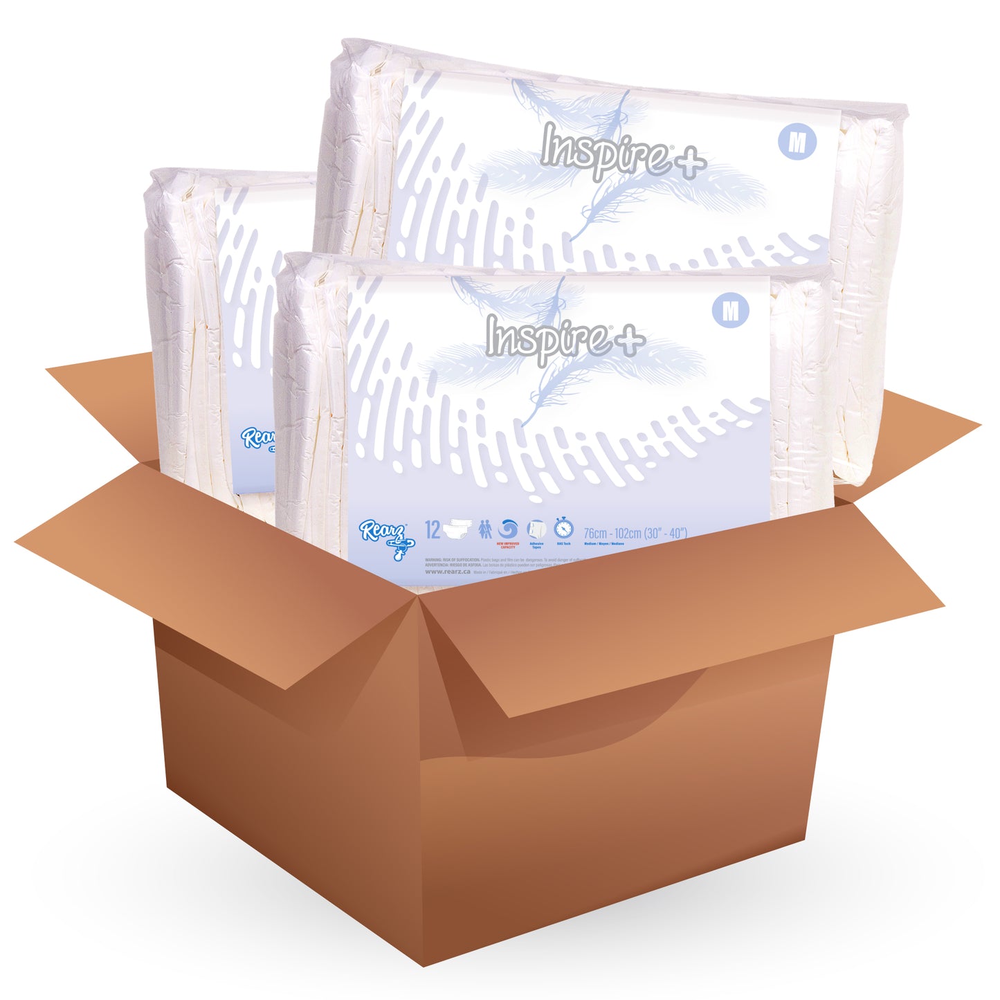 Rearz Mega Inspire+ Adult Diapers