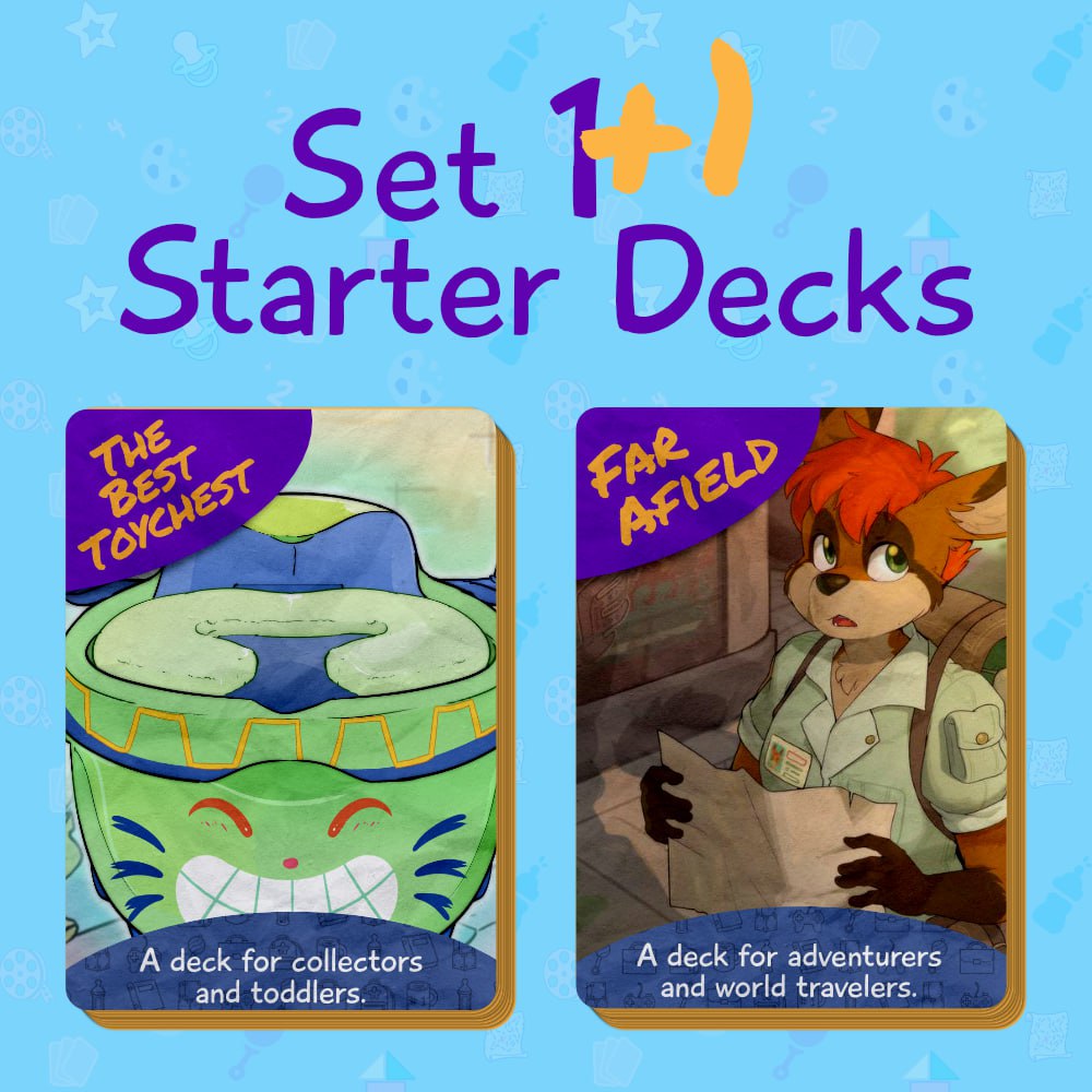 Little Troubles TCG Set 1+1 Starter Deck | Crinkle Kit