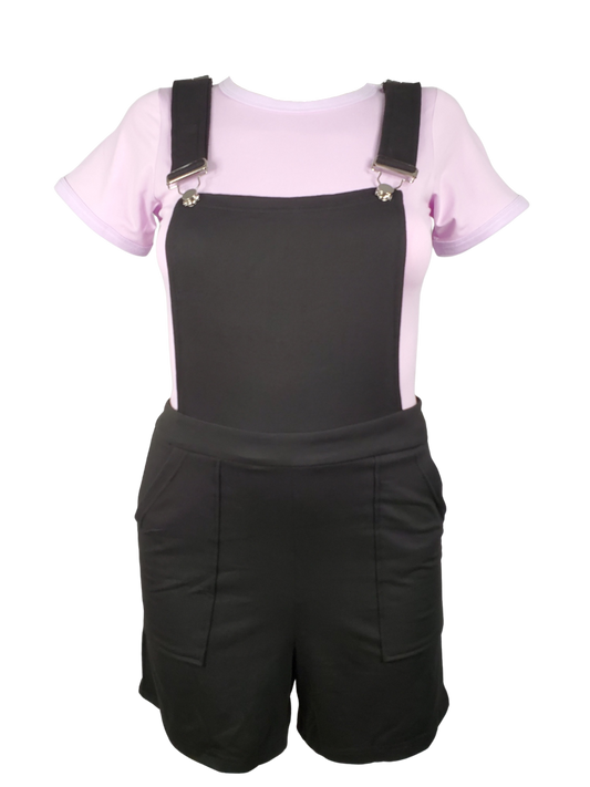 Black Shortalls Outfit | ABDL Black Shortalls | Crinkle Kit