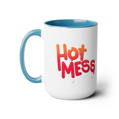 Hot Mess Coffee Cup | Ceramic Coffee Mugs | Crinkle Kit