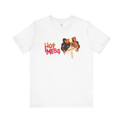 Hot Mess T-Shirt | Unisex Short Sleeve Tee | Crinkle Kit