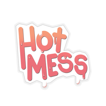 Hot Mess Stickers | Hot Mess Vinyl Decals | Crinkle Kit