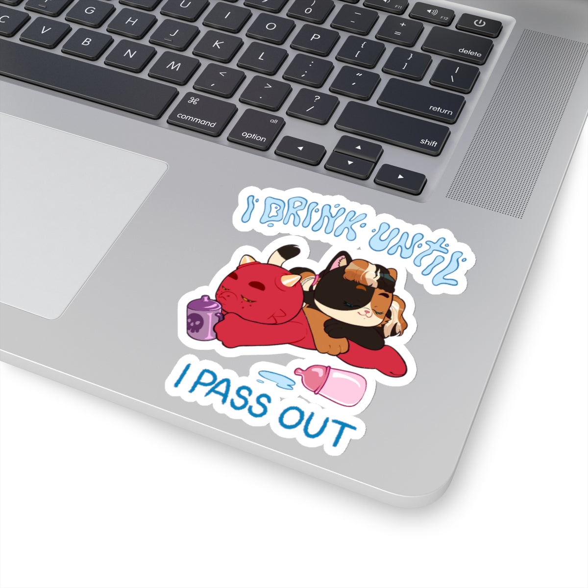 I Drink Until I Pass Out Stickers | ABDL Vinyl Stickers | Crinkle Kit