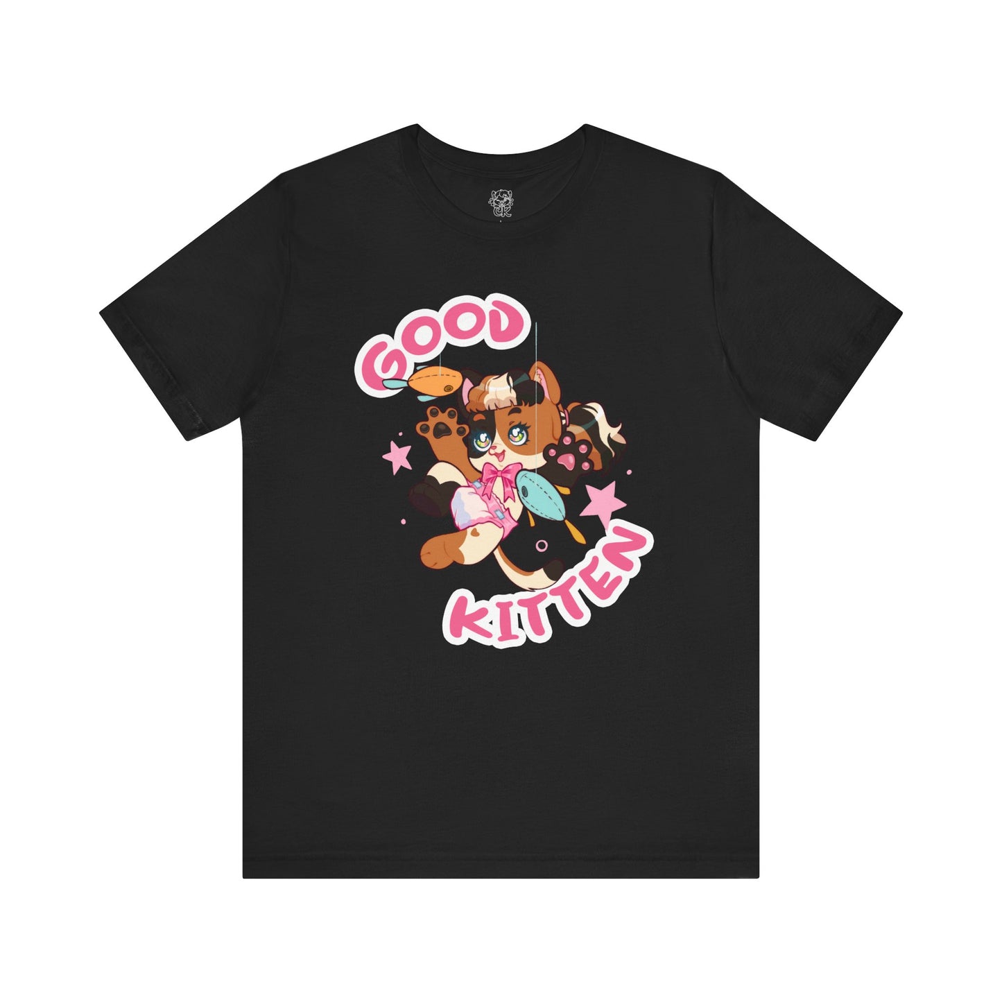 Playful ABDL T-Shirt | Cute Cat Graphic Tees | Crinkle Kit