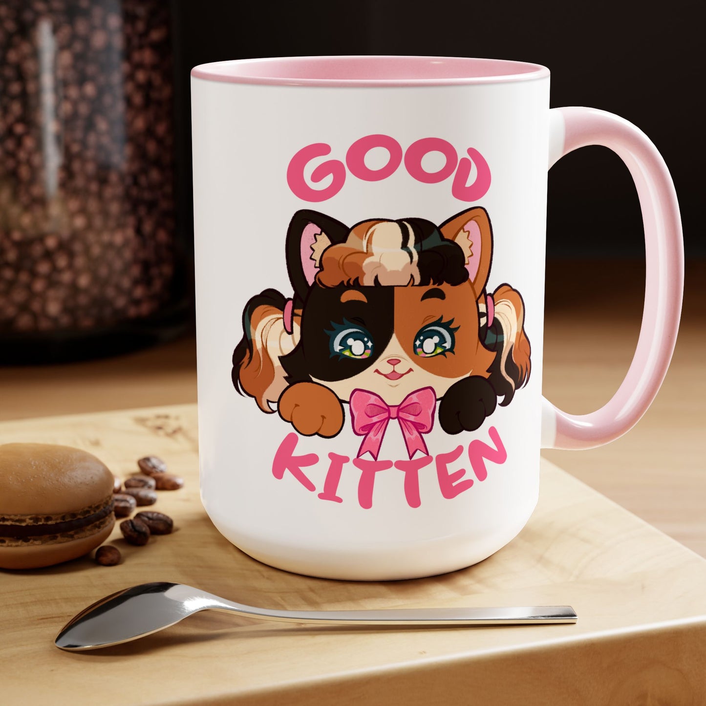 Cat Coffee Cup | Kitten Coffee Mug | Crinkle Kit