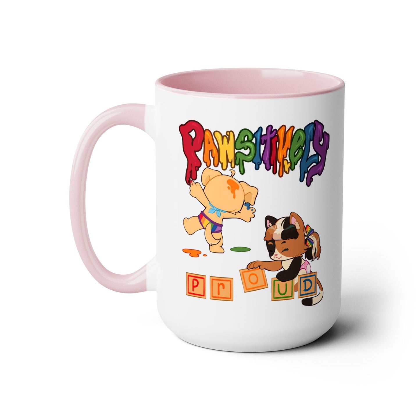 Pawsitively Proud Mugs | ABDL-Themed Coffee Mugs | Crinkle Kit