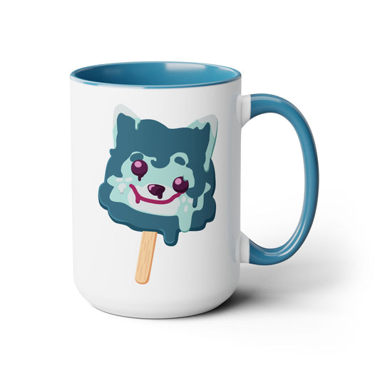 Hot Mess - Comet Edition , Two-Tone Mugs, 15oz