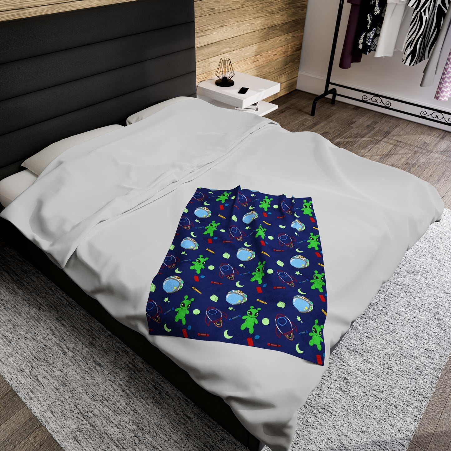 Lil Space - Velveteen Plush Blanket