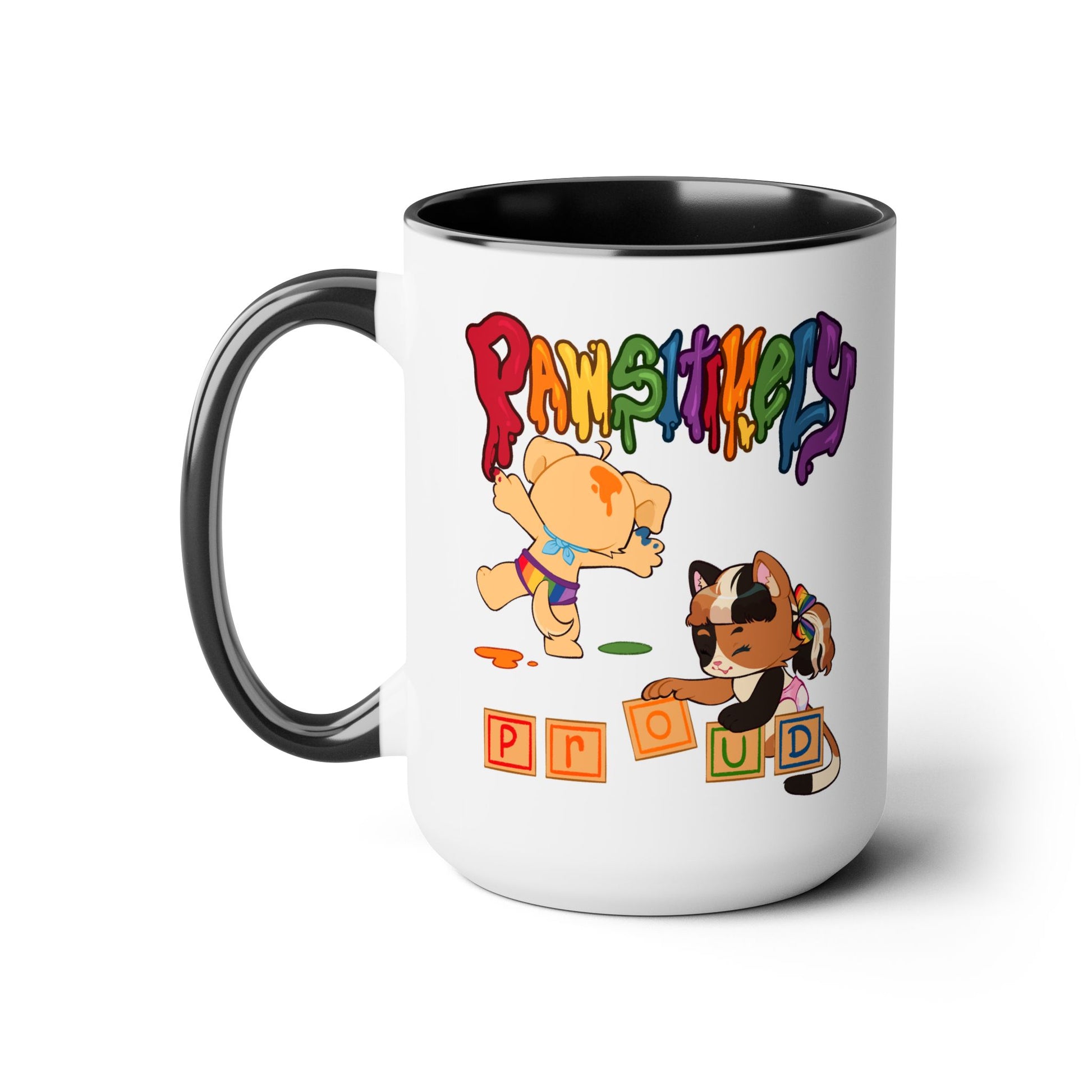 Pawsitively Proud Mugs | ABDL-Themed Coffee Mugs | Crinkle Kit