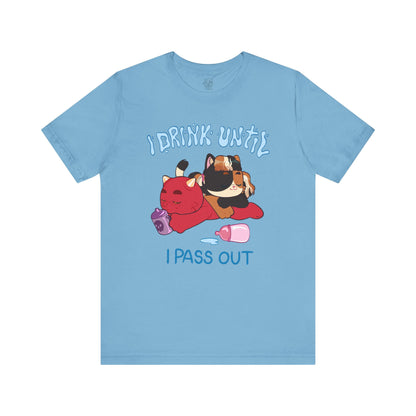 ABDL Unisex T-Shirts | I Drink Until I Pass Out T-shirt | Crinkle Kit