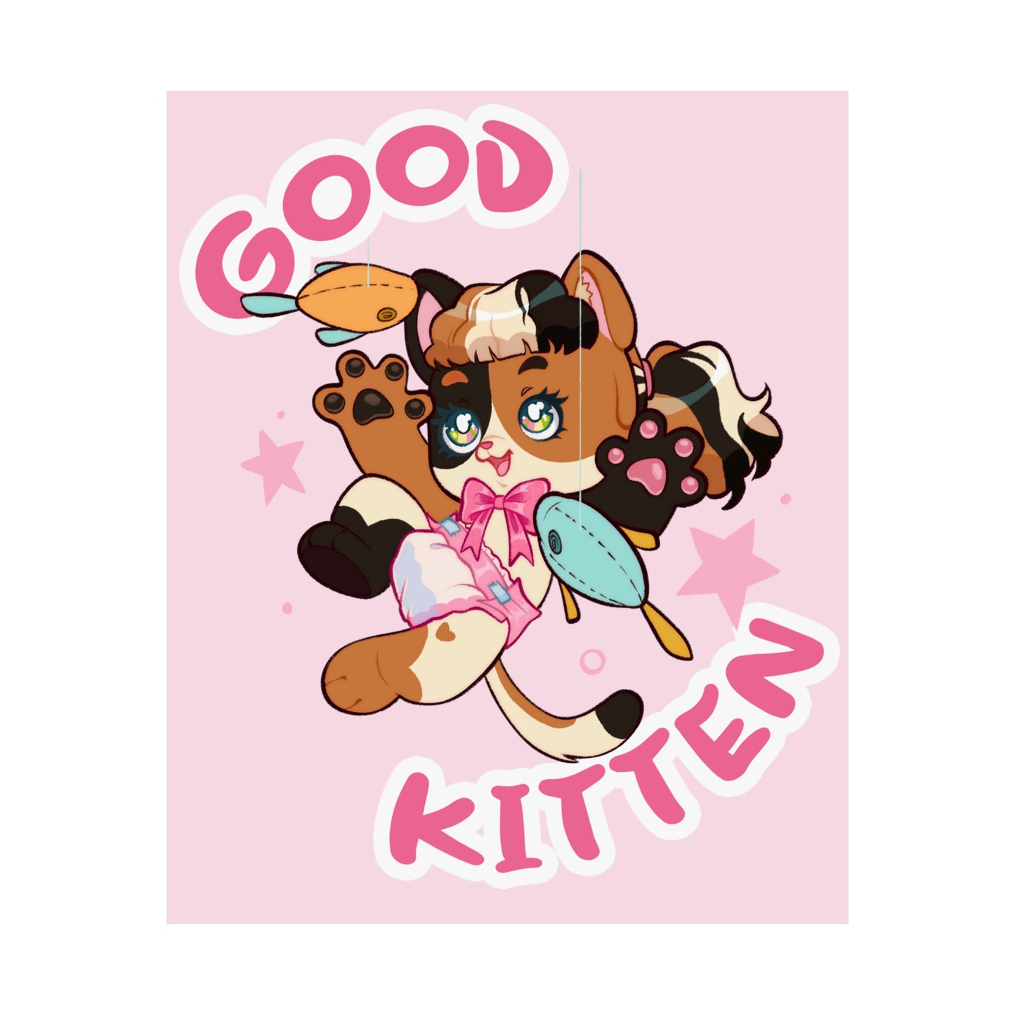 Good Kitten - Playful Matte Posters