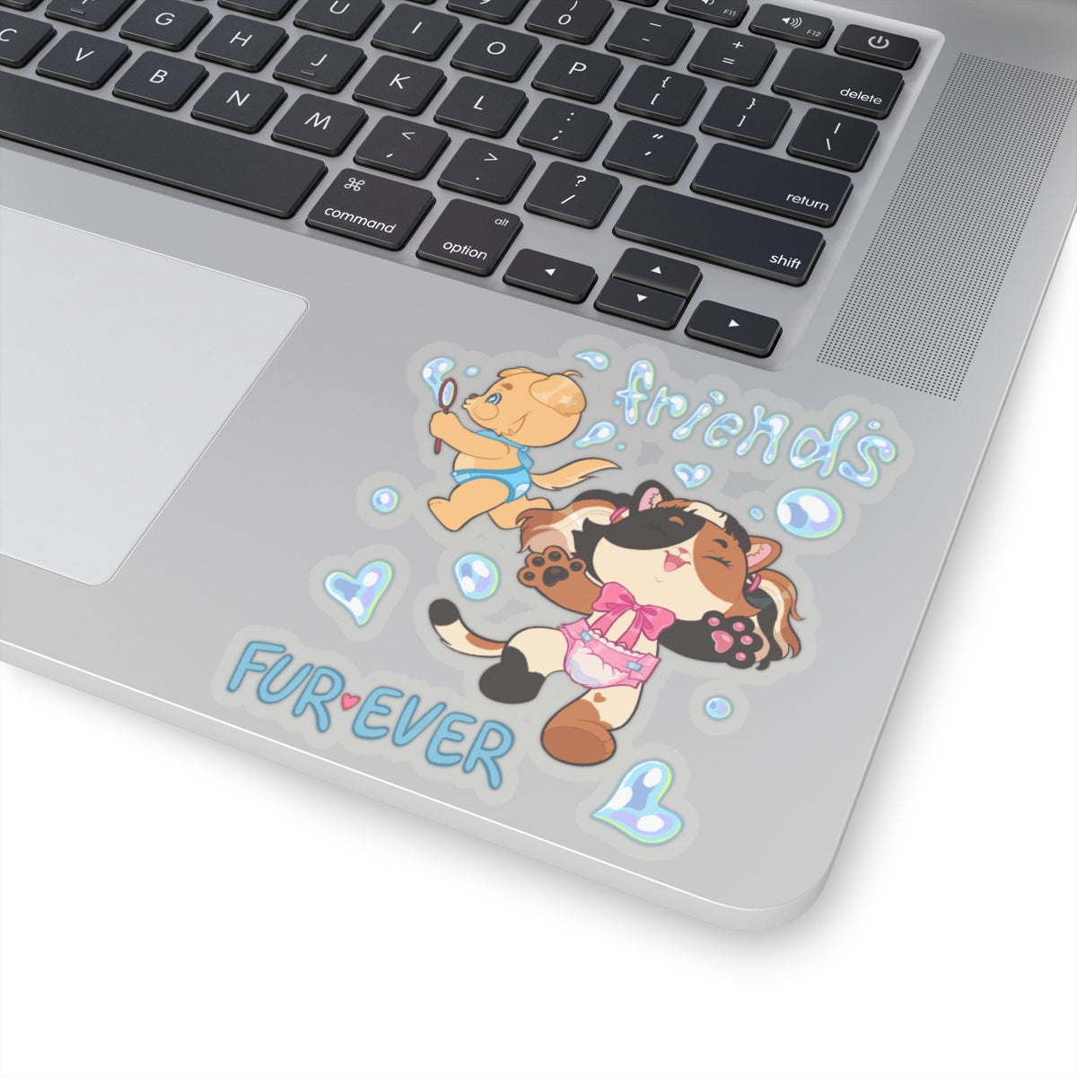 Fur Ever Friends Stickers | Glossy Vinyl Stickers | Crinkle Kit