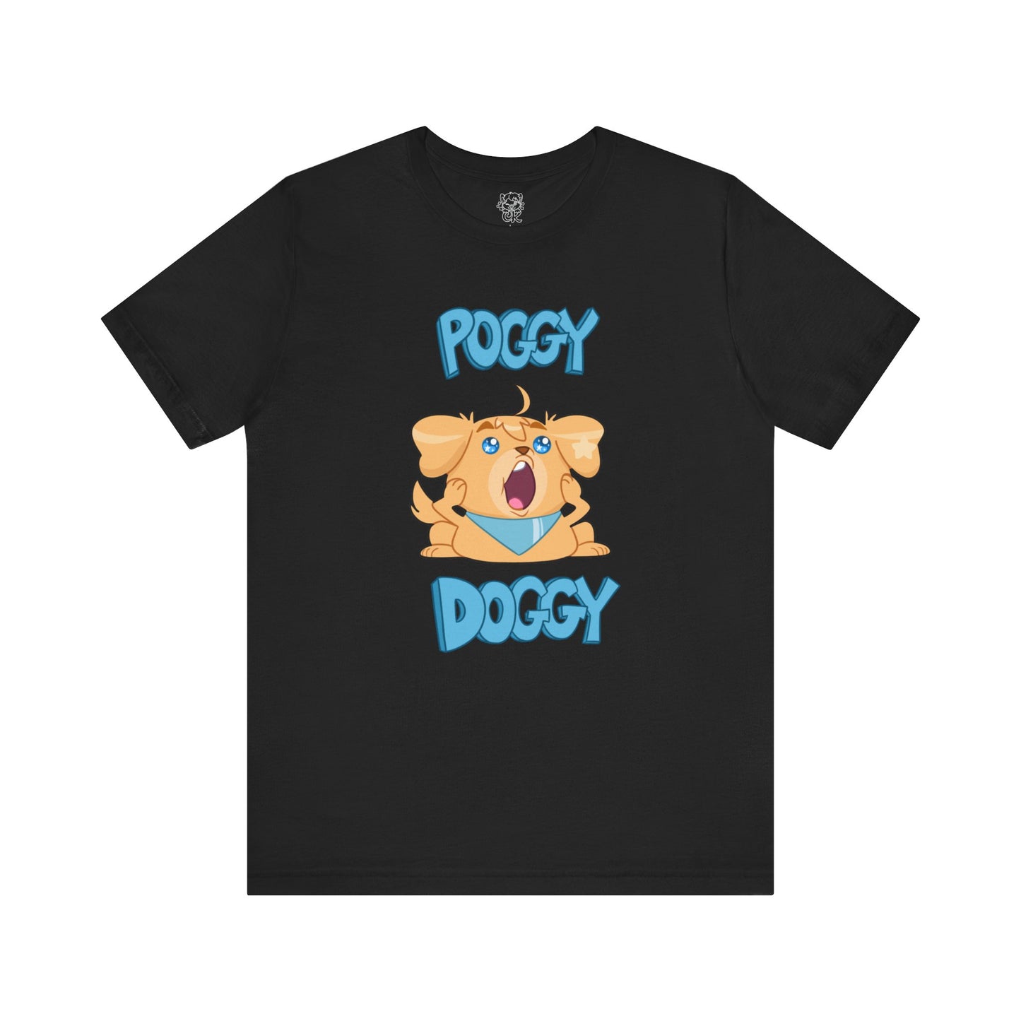 Playful Poggy Doggy T-Shirt | Unisex Cotton T-Shirt | Crinkle Kit