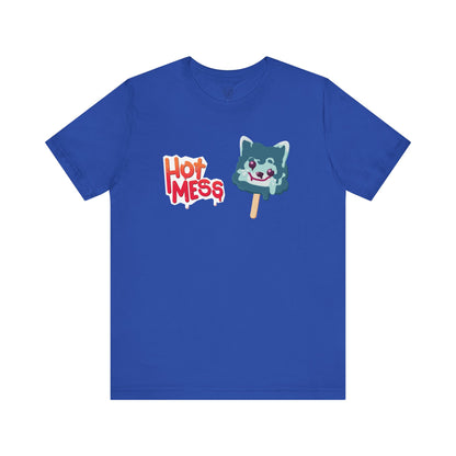 Hot Mess Unisex Tee | Cute Graphic Tees | Crinkle Kit