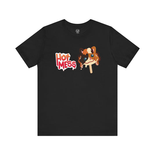 Hot Mess T-Shirt | Unisex Short Sleeve Tee | Crinkle Kit