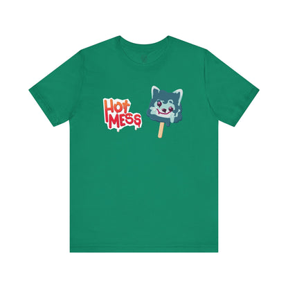 Hot Mess Unisex Tee | Cute Graphic Tees | Crinkle Kit