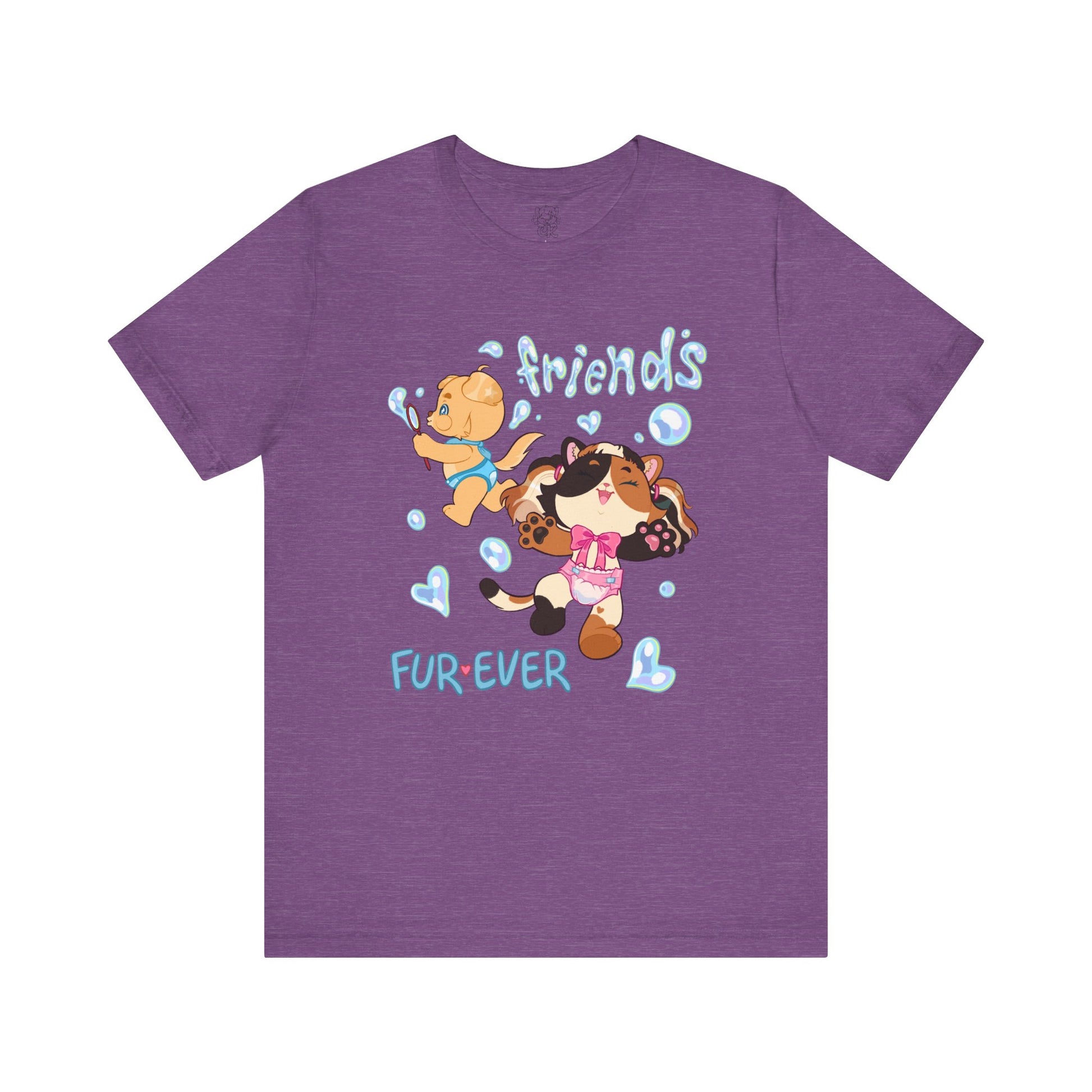 ABDL Short Sleeve Tee | Fur Ever Friends T-Shirt | Crinkle Kit