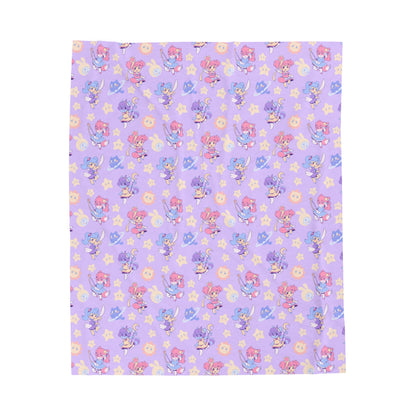 Magical Maidens - Velveteen Plush Blanket