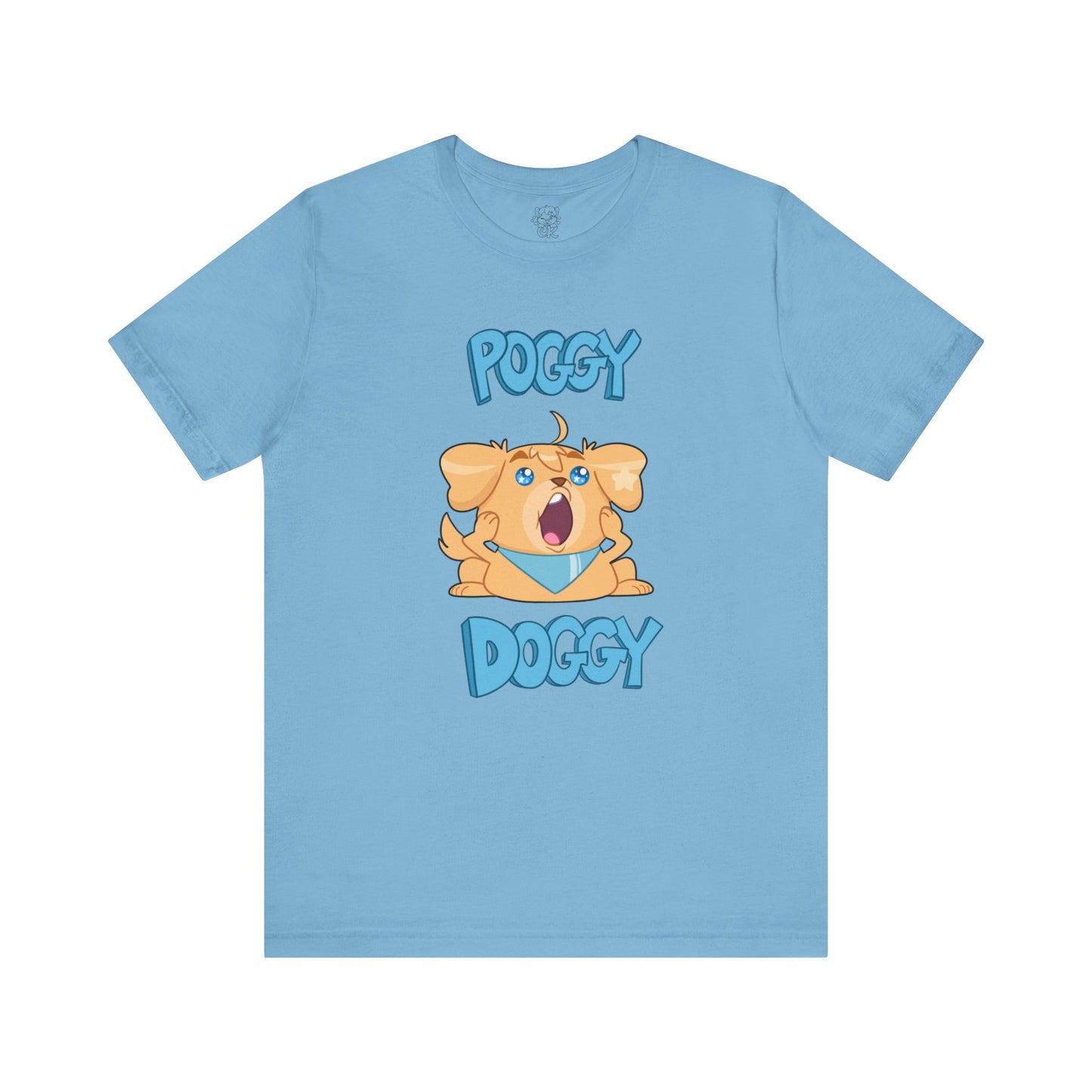 Playful Poggy Doggy T-Shirt | Unisex Cotton T-Shirt | Crinkle Kit