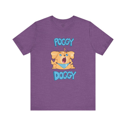 Playful Poggy Doggy T-Shirt | Unisex Cotton T-Shirt | Crinkle Kit