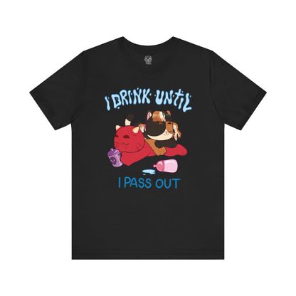 ABDL Unisex T-Shirts | I Drink Until I Pass Out T-shirt | Crinkle Kit