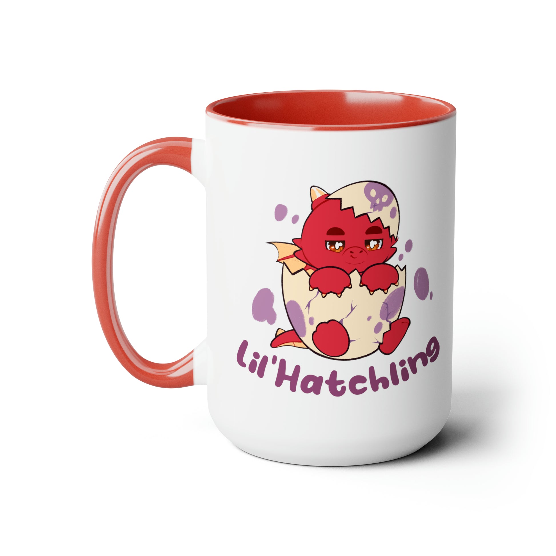 Dragon Hatchling Mug | 15 Oz Coffee Cup | Crinkle Kit