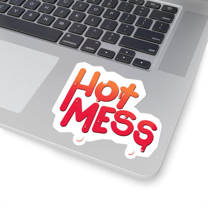 Hot Mess Sticker | Hot Mess Decals | Crinkle Kit