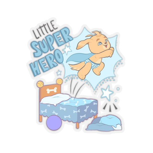 Little Super Hero Sticker