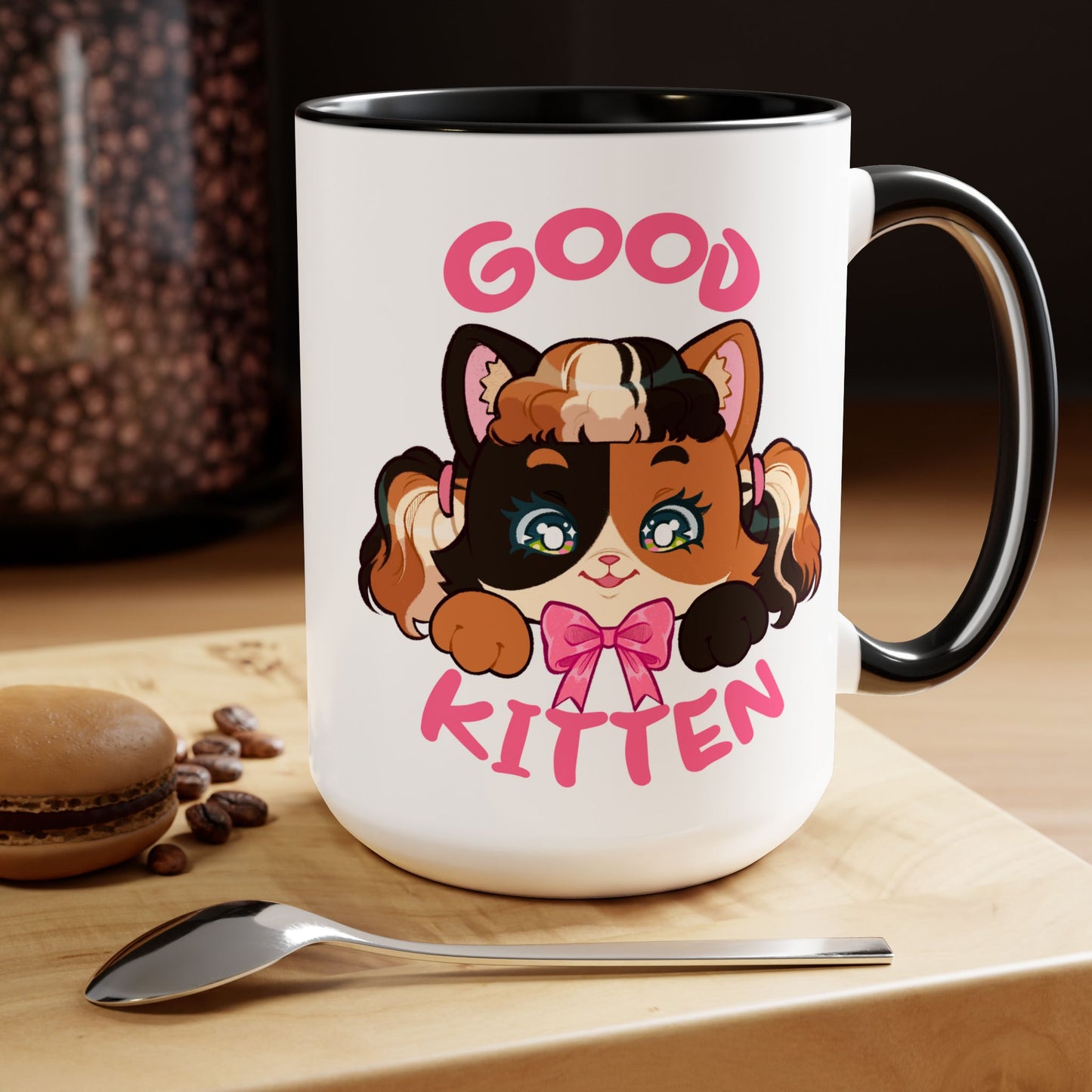 Cat Coffee Cup | Kitten Coffee Mug | Crinkle Kit