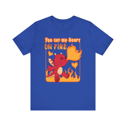 You Set My Heart On Fire T-Shirt | ABDL Graphic Tee | Crinkle Kit