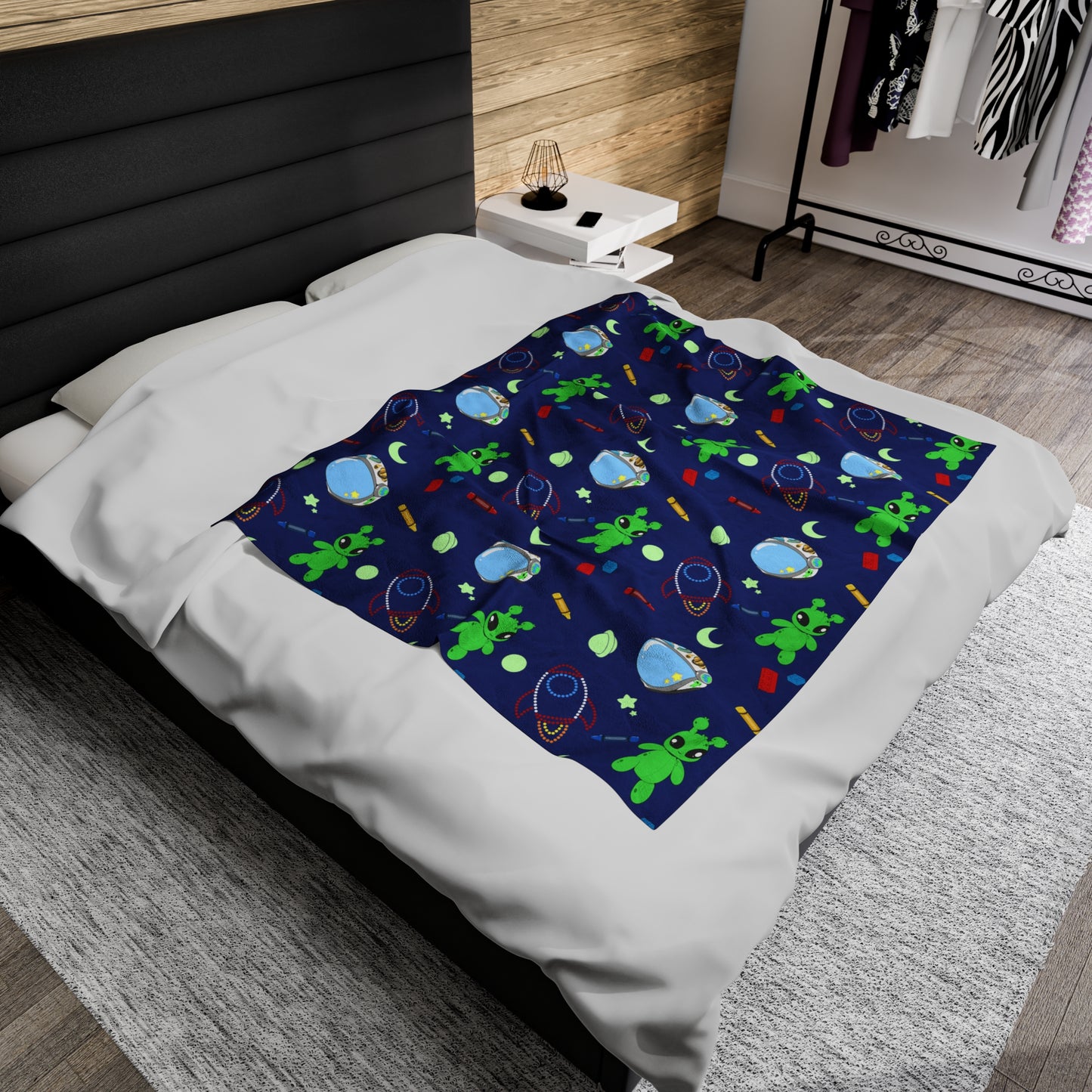 Lil Space - Velveteen Plush Blanket