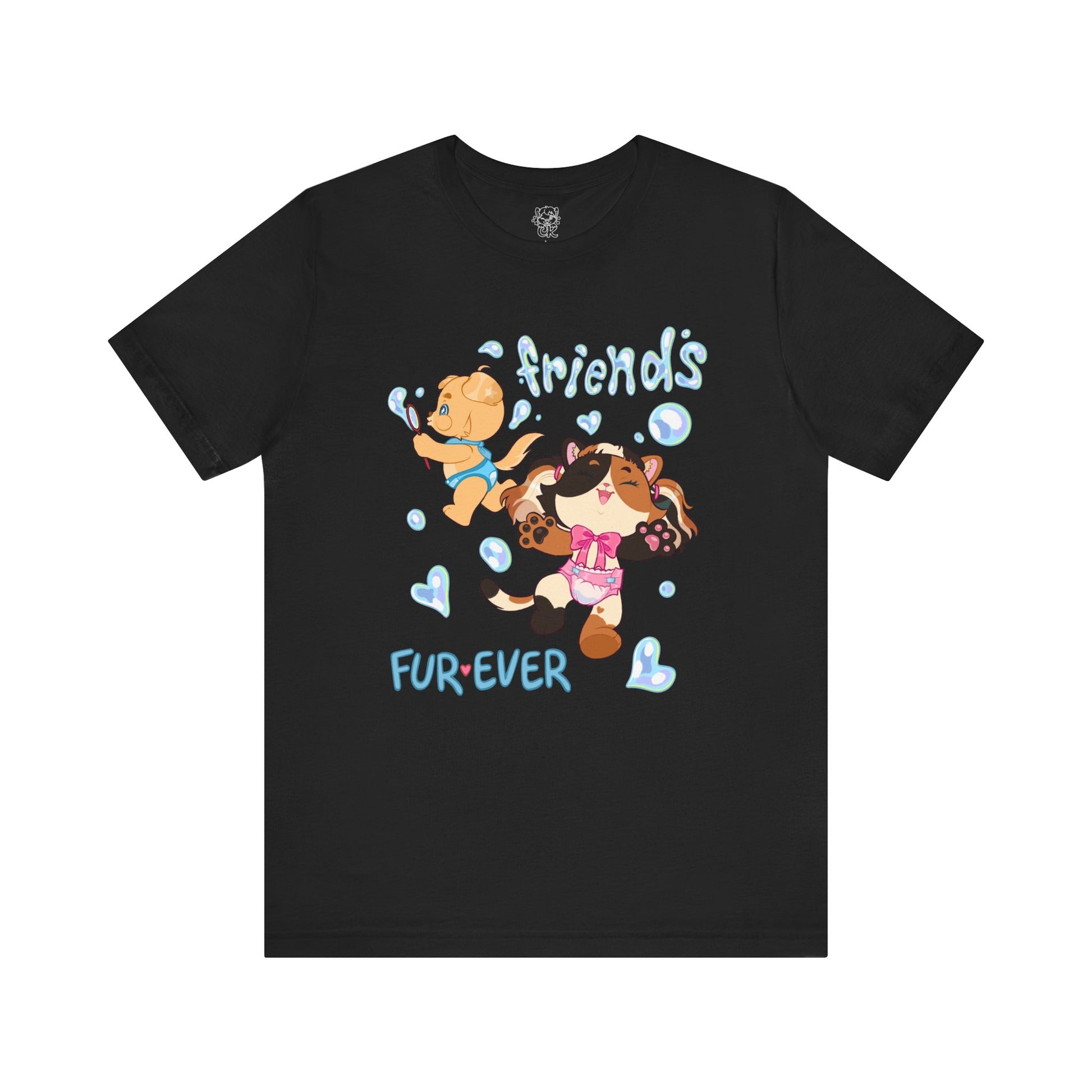 ABDL Short Sleeve Tee | Fur Ever Friends T-Shirt | Crinkle Kit