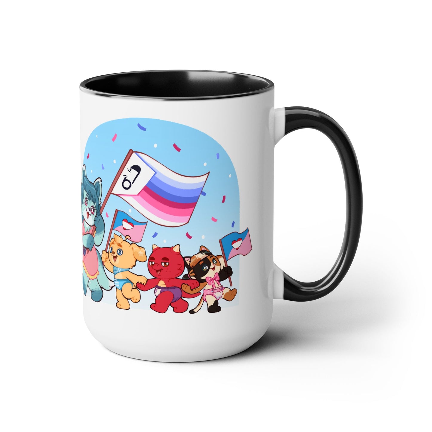 ABDL and Littles Pride 15oz Mugs