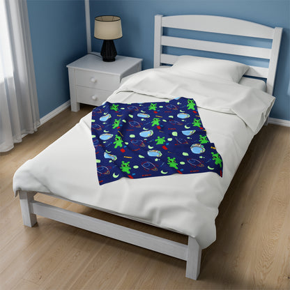 Lil Space - Velveteen Plush Blanket